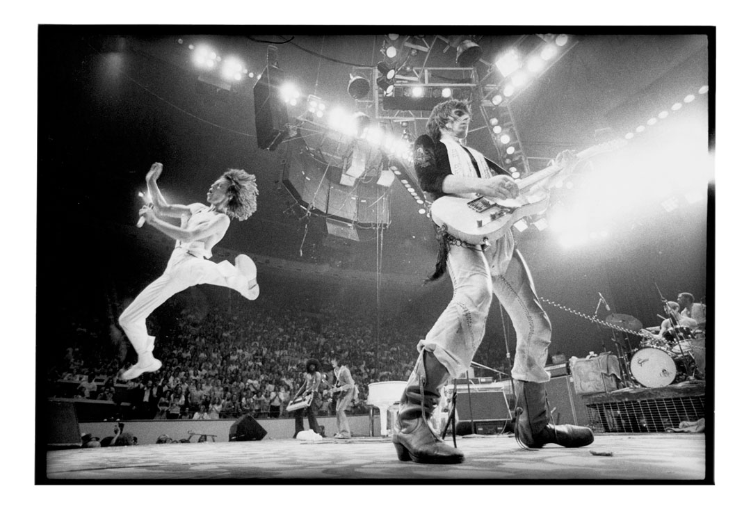 The Rolling Stones, Philadelphia, 1975. Photograph © Annie Leibovitz. From ‘Annie Leibovitz At Work’