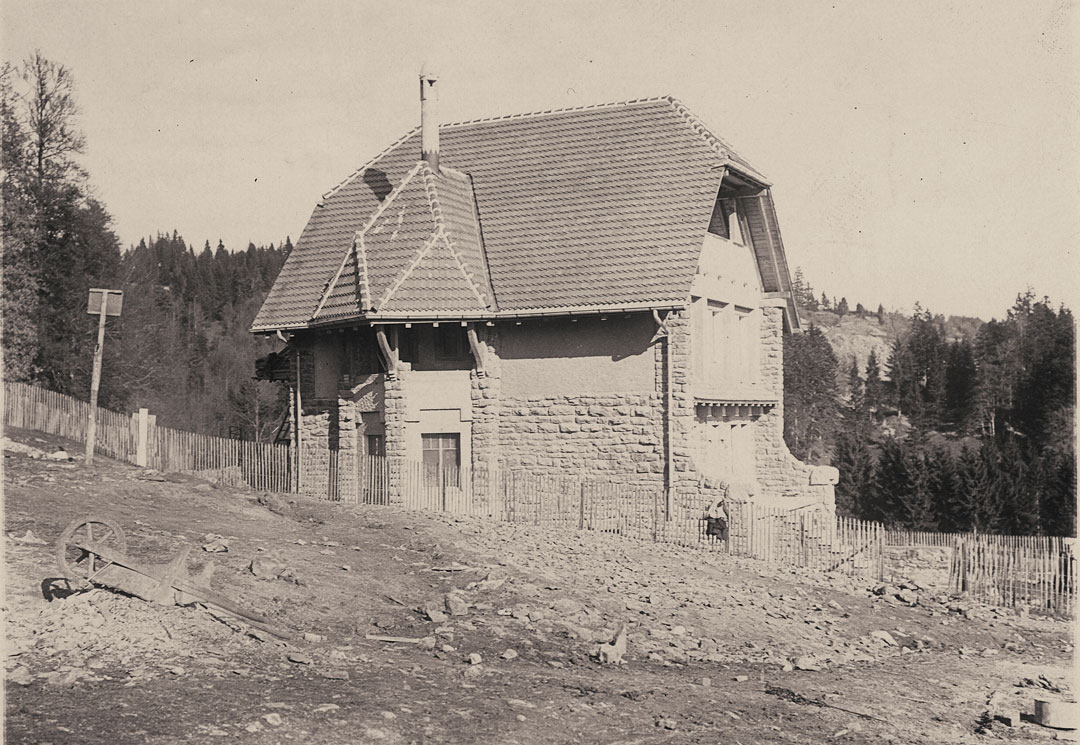 View from southwest, Villa Jacquemet