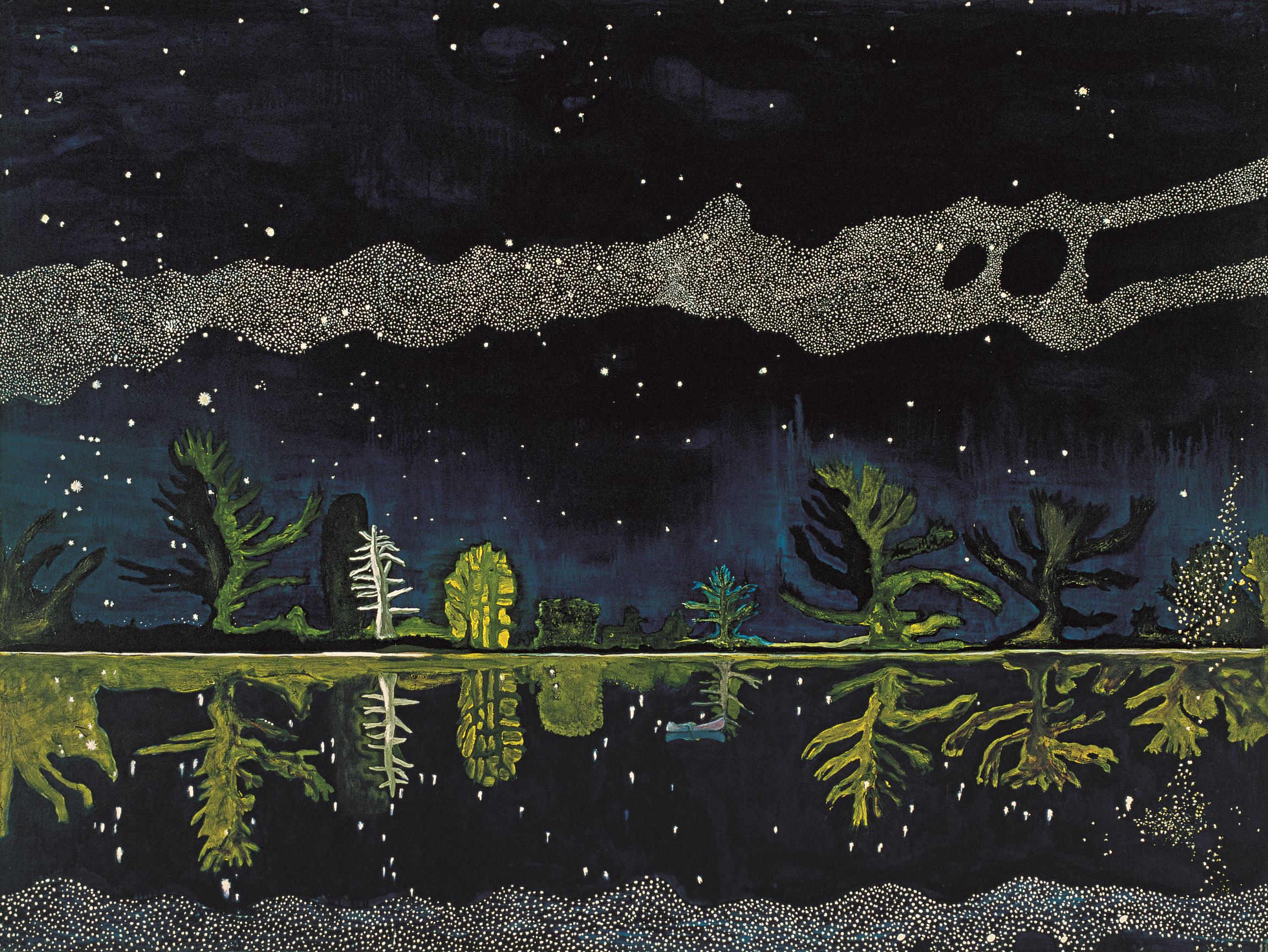 Milky Way (1989-90) by Peter Doig