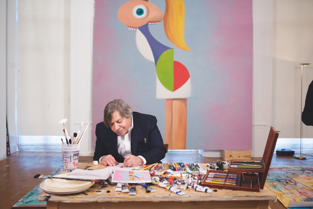 George Condo: Fashion Model (Step by Step: The Start). Artwork (c) the artist / Photography (c) Casey Kelbaugh