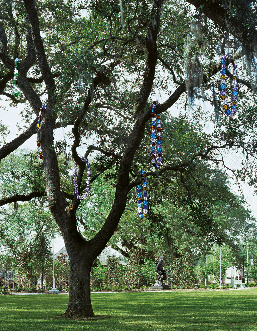 The Necklace Tree (2003), in New Orleans, by Jean-Michel Othoniel
