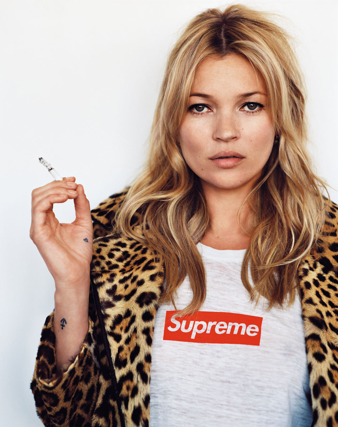 Kate Moss by Alasdair McLellan, London, 2012, as reproduced in our Supreme book