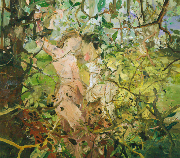Cecily Brown, Teenage Wildlife, 2003–04, oil on linen, 203 x 229 cm.
