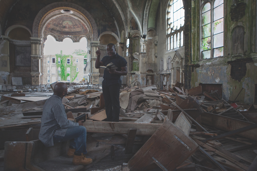 Theaster Gates, Gone Are the Days of Shelter and Martyr, 2014