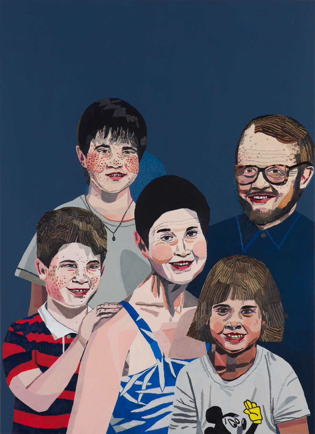 Sears Family Portrait (2011) by Jonas Wood