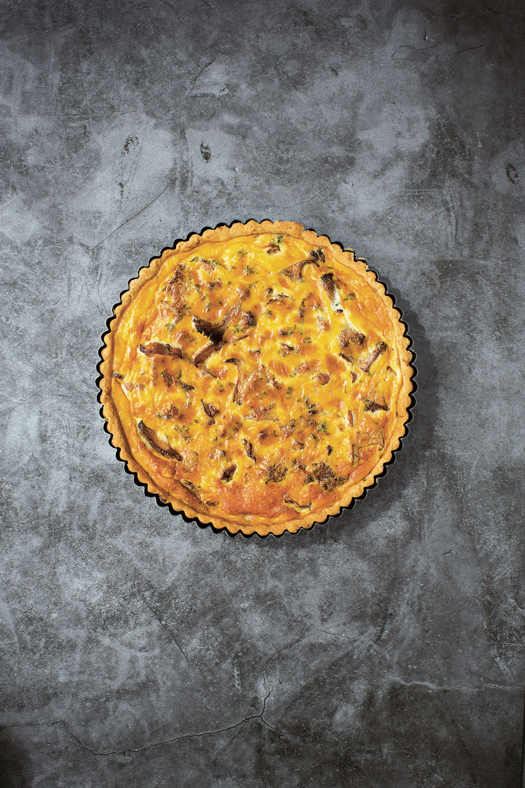 Wild mushroom and walnut tart, from The Irish Cookbook