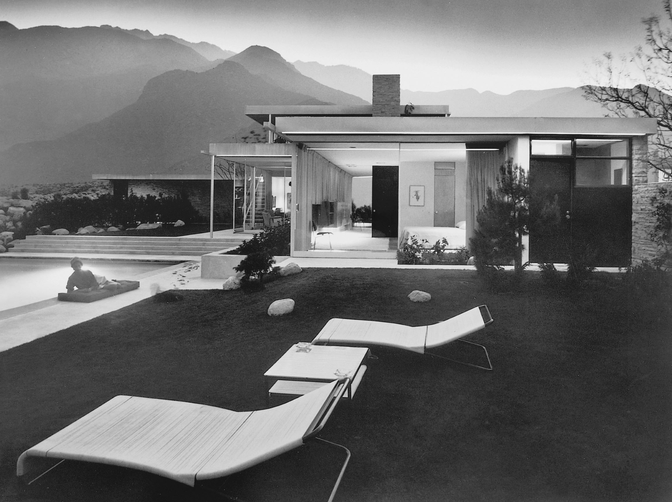 Kaufmann House, Richard Neutra, Palm Springs, California (US), 1947. Photo by Julius Shulman / © J. Paul Getty Trust