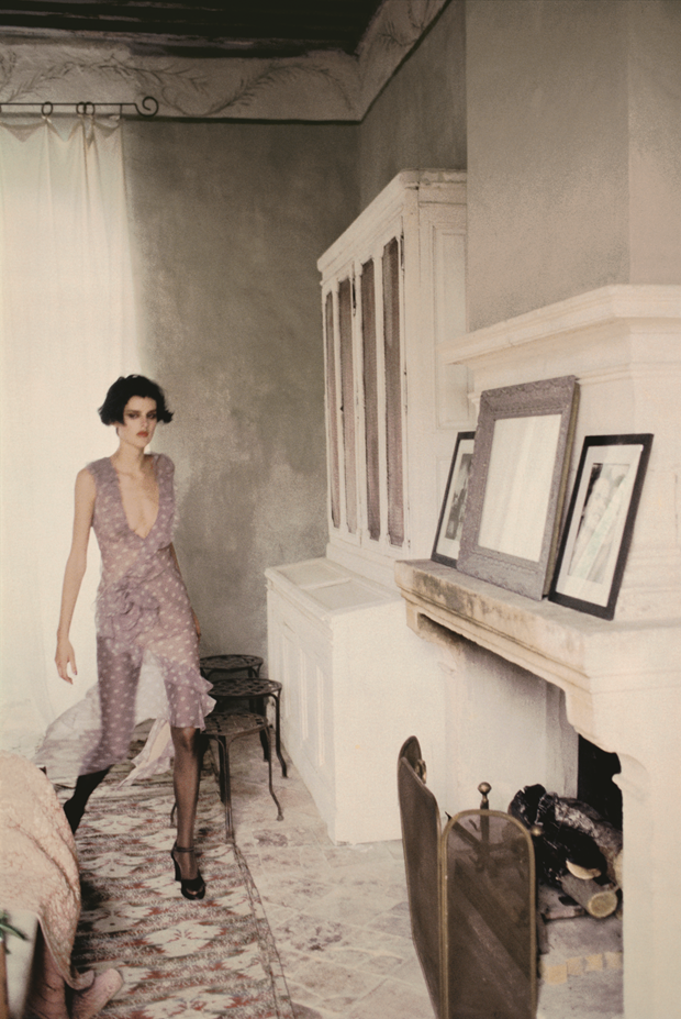 Iris Palmer; hair, Sam McKnight; makeup, Fulvia Farolfi, France, 1996. From Grace Thirty Years of Fashion at Vogue and Saving Grace