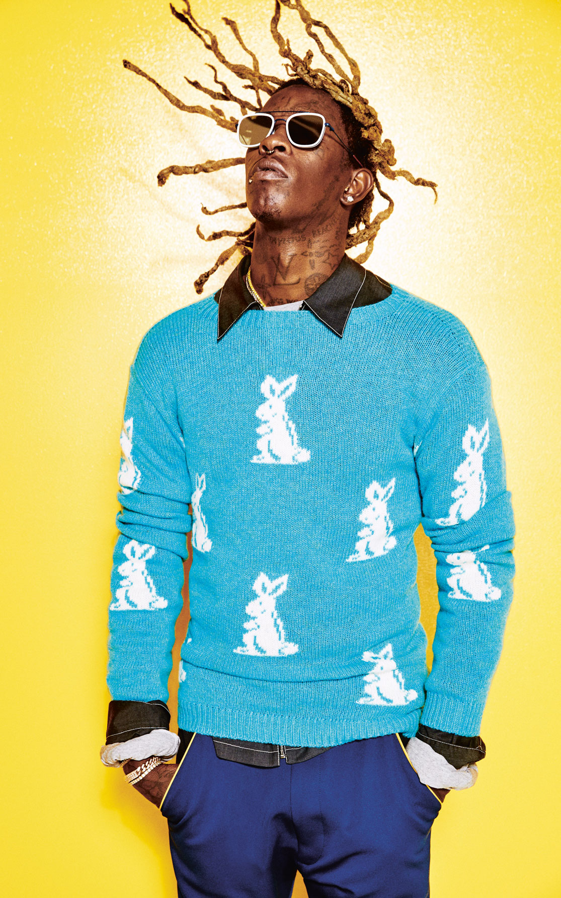 Young Thug, one of Simon Doonan's examples of good self-expression. From How to Be Yourself