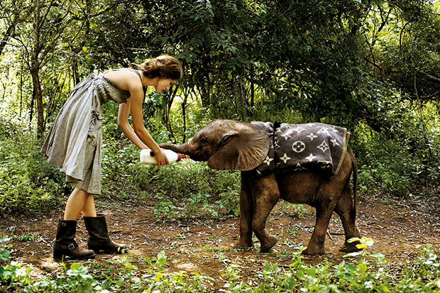 Carmen Kass by Josh Olins for UK Vogue July 2010, Wonder Dresses 09