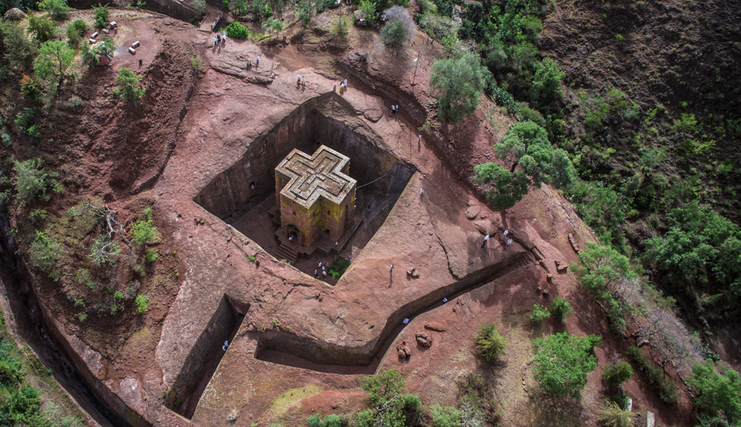 Church of Saint George, Lalibela, Ethiopia, from Stone