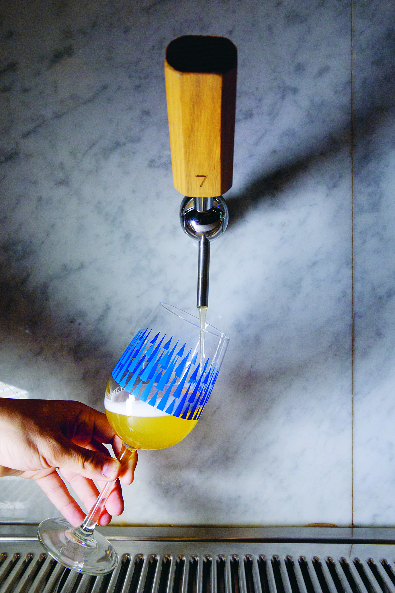 A beer tap at NYC bar Tørst, which was owned by and set up by Jeppe. As featured in Food & Beer