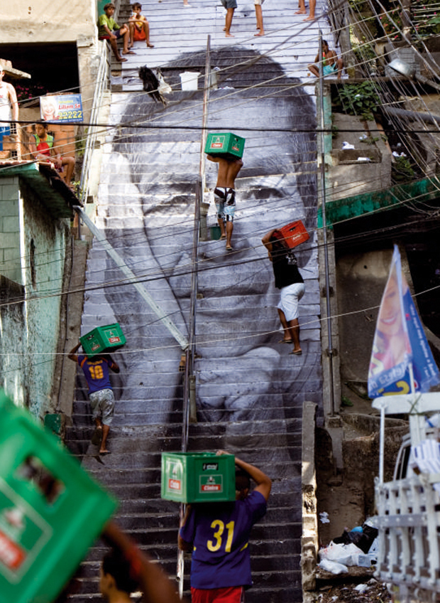 Benedita Florenio, Monteiro, Morro da Providencia favela, Rio de Janerio, Brazil, 2008. From JR: Can Art Change The World?