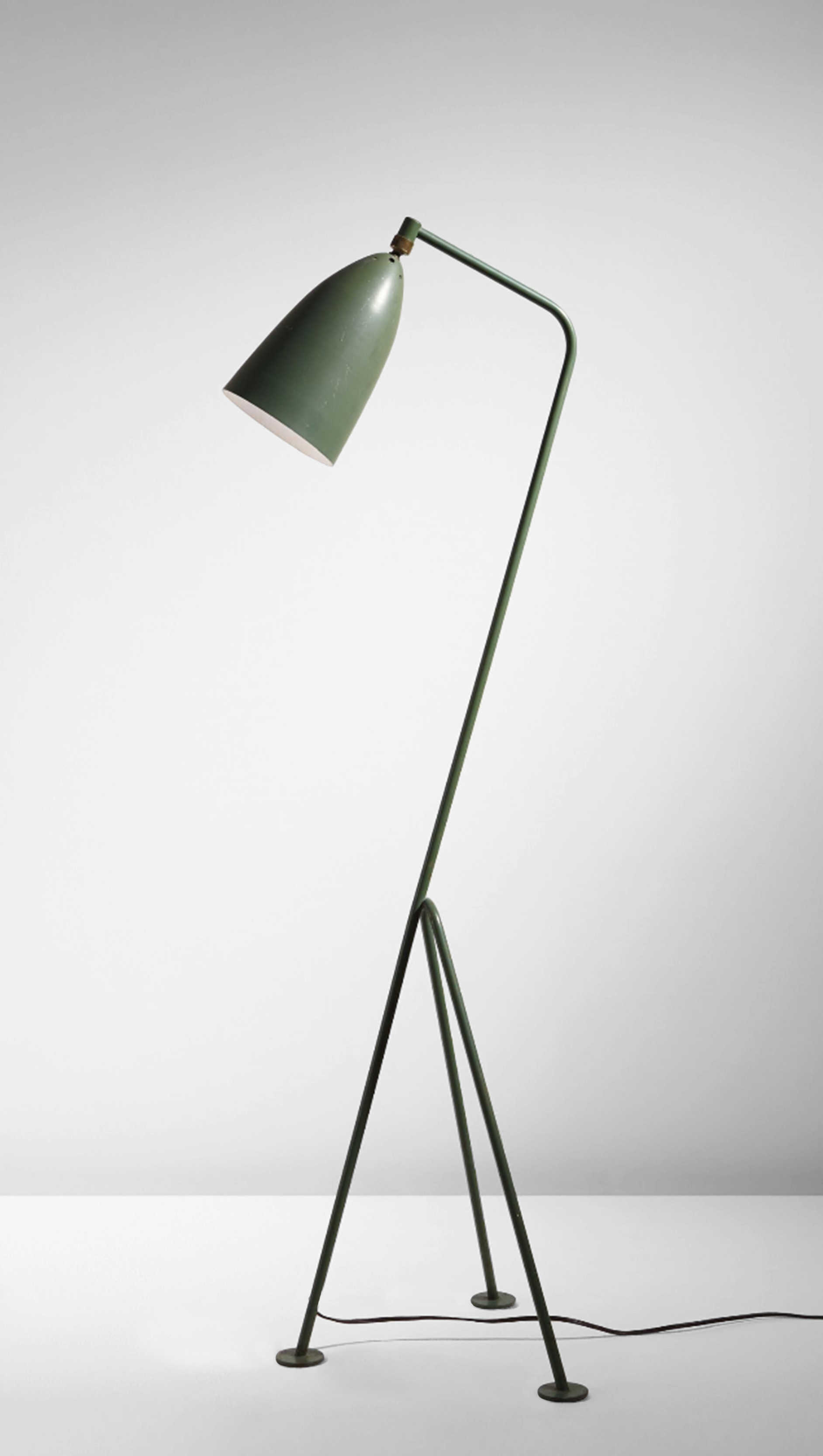 Gräshoppa Floor Lamp, c. 1947 by Greta Grossman