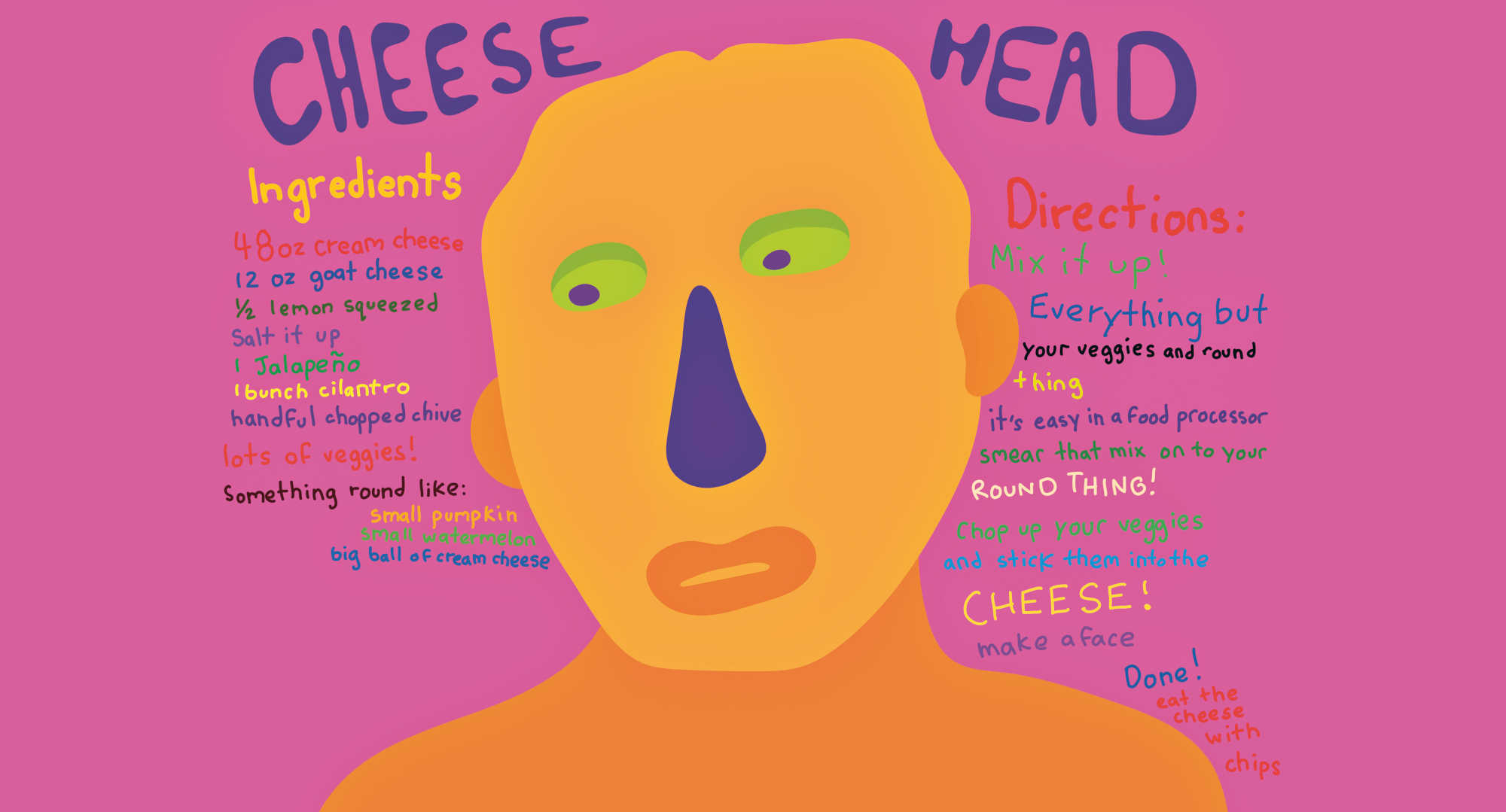 Nikolai Haas. Cheese Head. Image courtesy of the artist