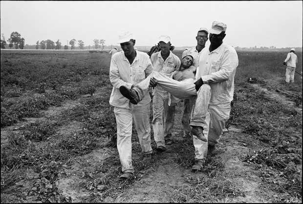 Prisoner collapsed from heat exhaustion Ellis Unit - Danny Lyon