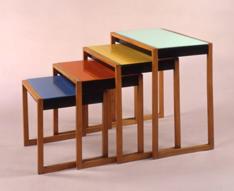 © Josef Albers, Set of four stacking tables, c.1927. © The Josef and Anni Albers Foundation/Artists Rights Society, New York and DACS, London 2012