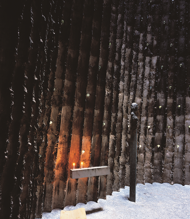 The Brother Klaus Field Chapel, Mechernich, Germany by Peter Zumthor. Photography by Hélène Binet