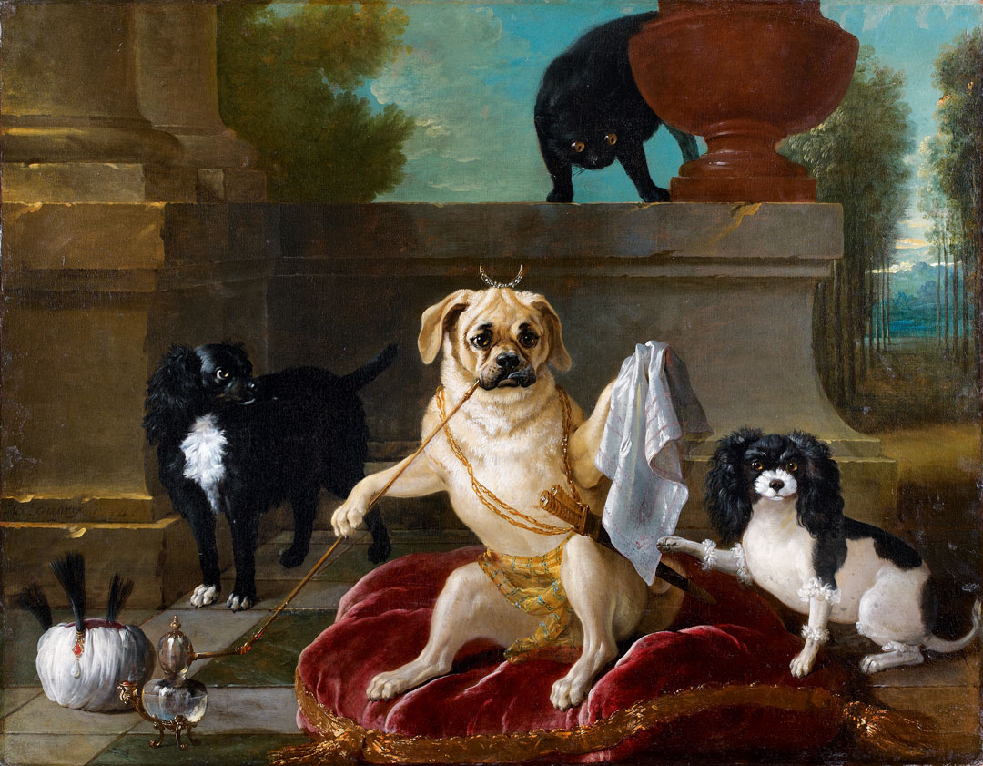 The Seraglio of the Pug (1734) Jean-Baptiste Oudry, as featured in Exotic