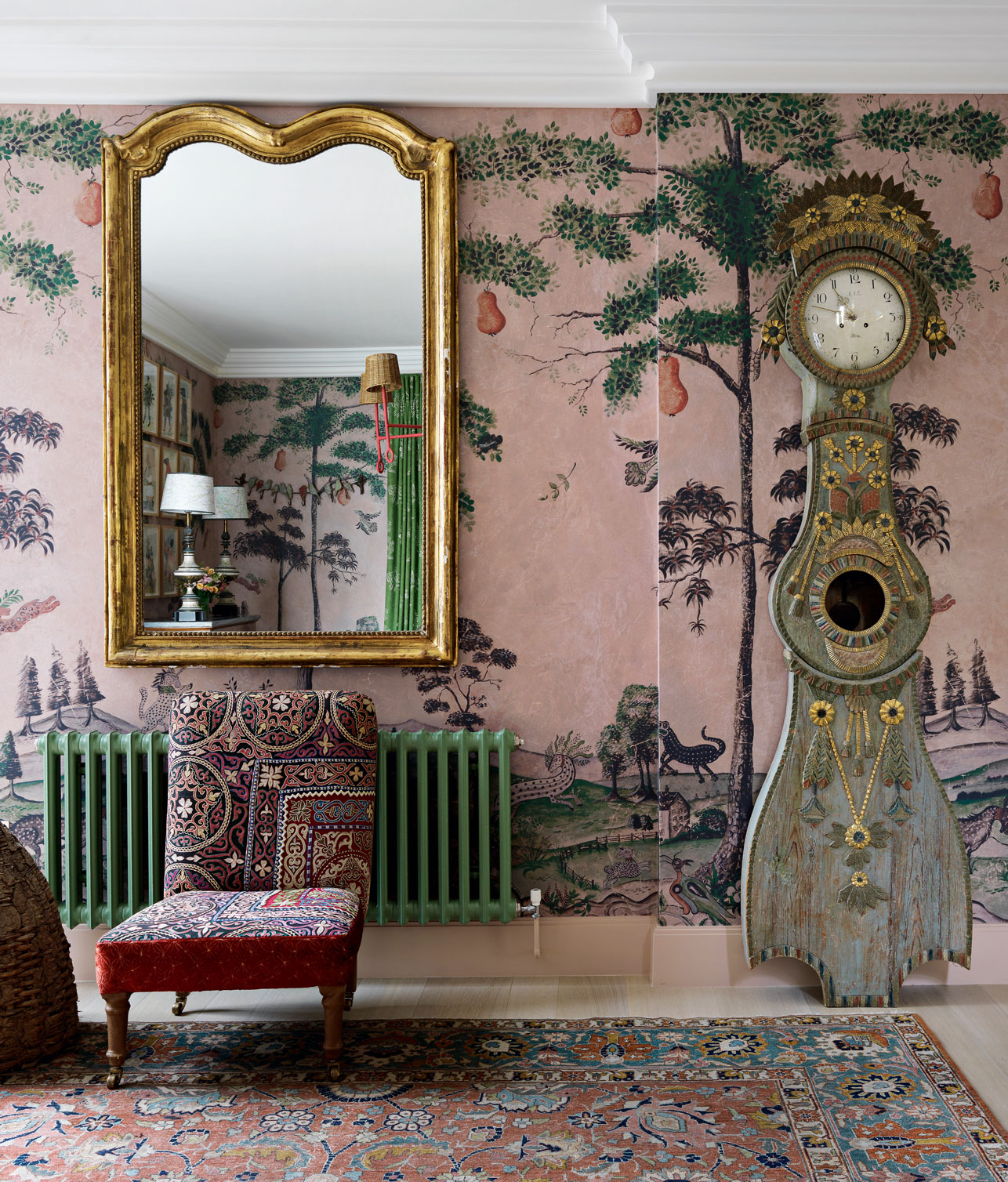 Kit Kemp: Hyde Park Gate, private residence, London, UK, 2020. Picture credit: Simon Brown, courtesy of Firmdale Hotels
