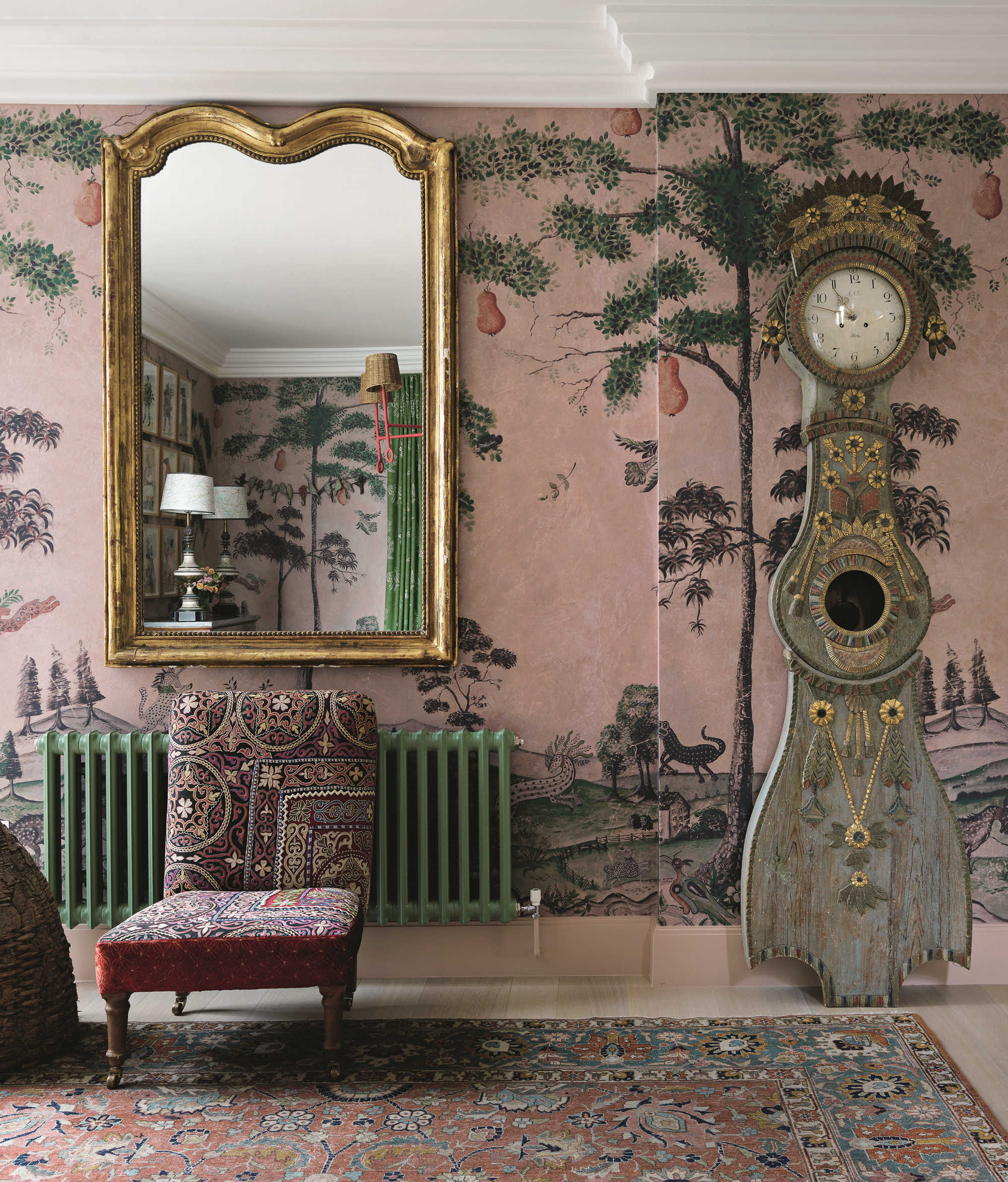 Kit Kemp: Hyde Park Gate, private residence, London, UK, 2020. Photo by Simon Brown, courtesy of Firmdale Hotels