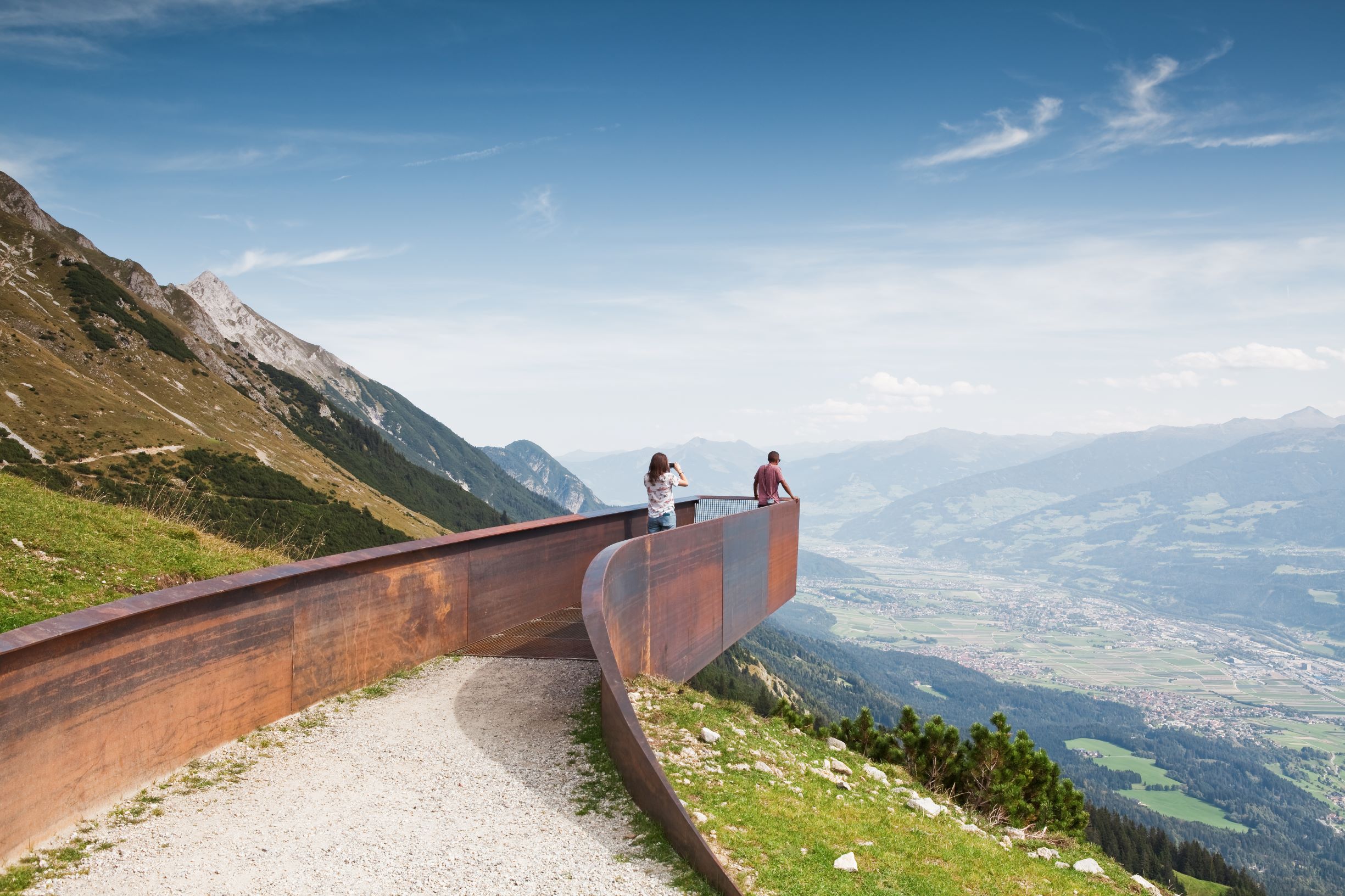 The Path of Perspectives Panorama Trail by Snøhetta. Photograph by Christian Flatscher