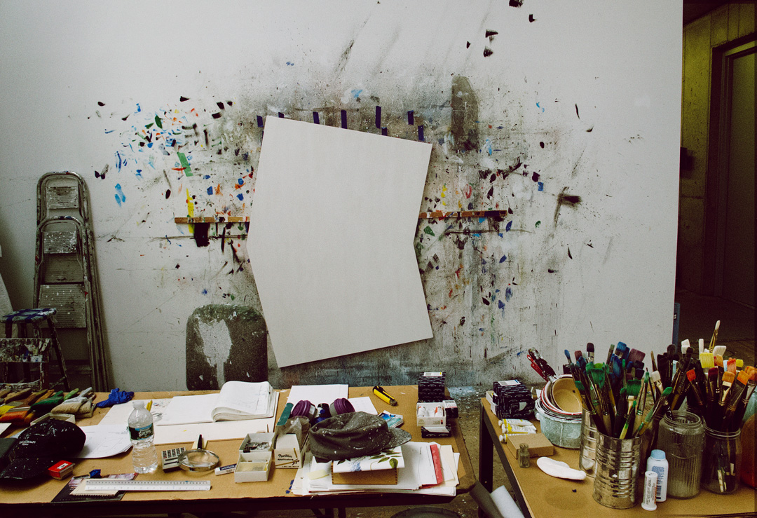 Ellsworth Kelly's studio, Spencertown, New York, 2012 by Annie Leibovitz. © Annie Leibovitz