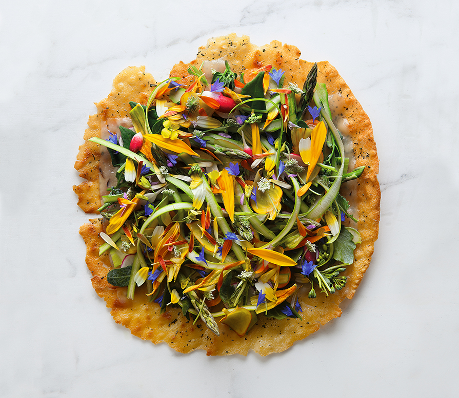 Carta da Musica, Leaves, Things and Truffled Pecorino. Photography: Rick Poon