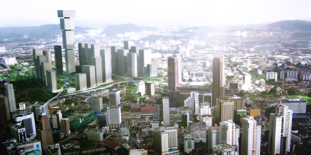 The Kuala Lumpur Signature Tower by Bjarke Ingels Group