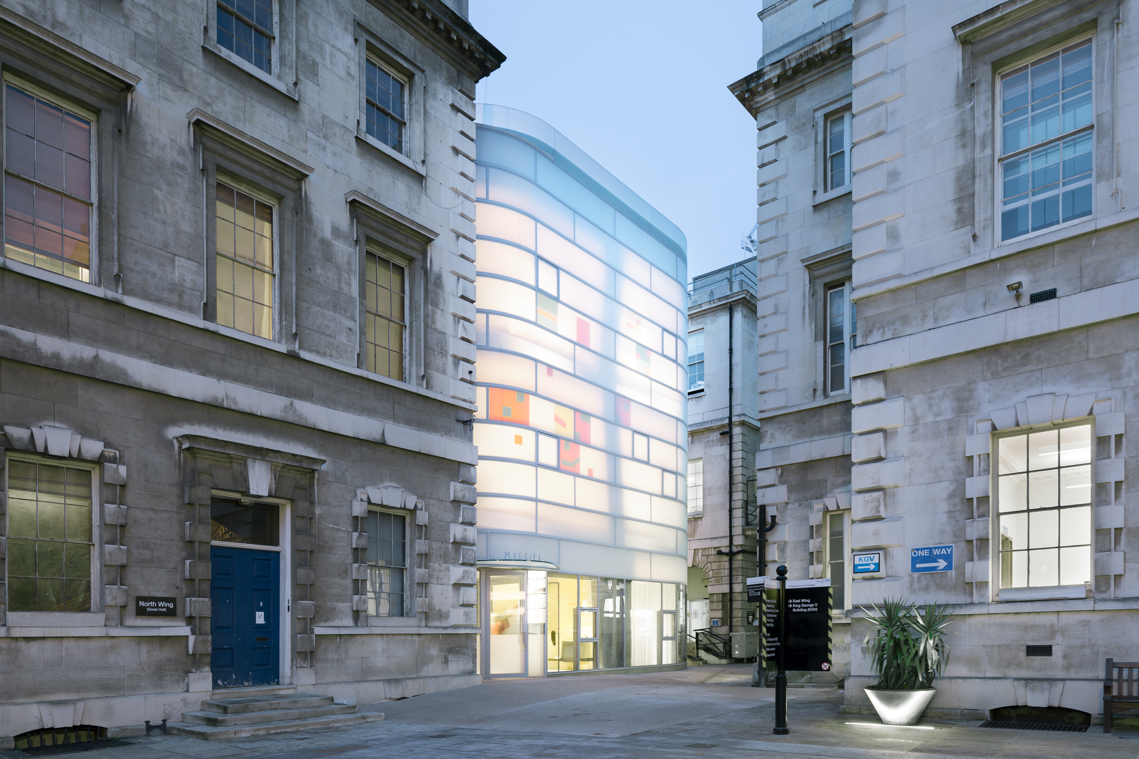 Steven Holl's new Maggie's Centre. Photography by Marcela Spadaro and Freya Najade of NAARO