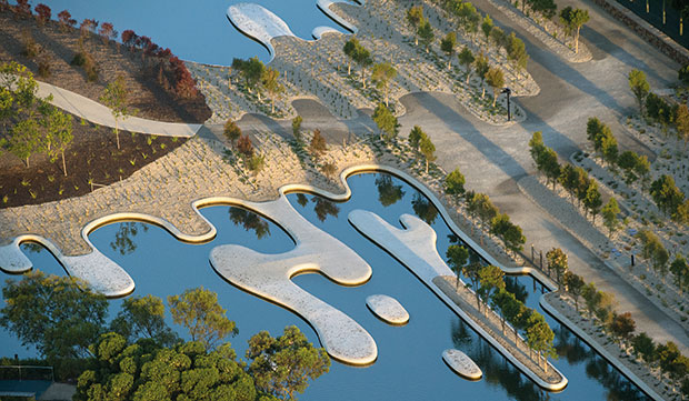 Perry Lethlean, Taylor Cullity Lethlean, Melbourne, VIC, Australia: Australian Garden, Cranbourne, VIC, Australia (2012) photo courtesy John Gollings