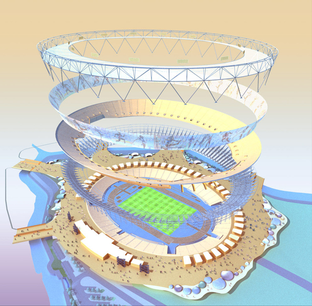 The London 2012 Olympic Stadium 