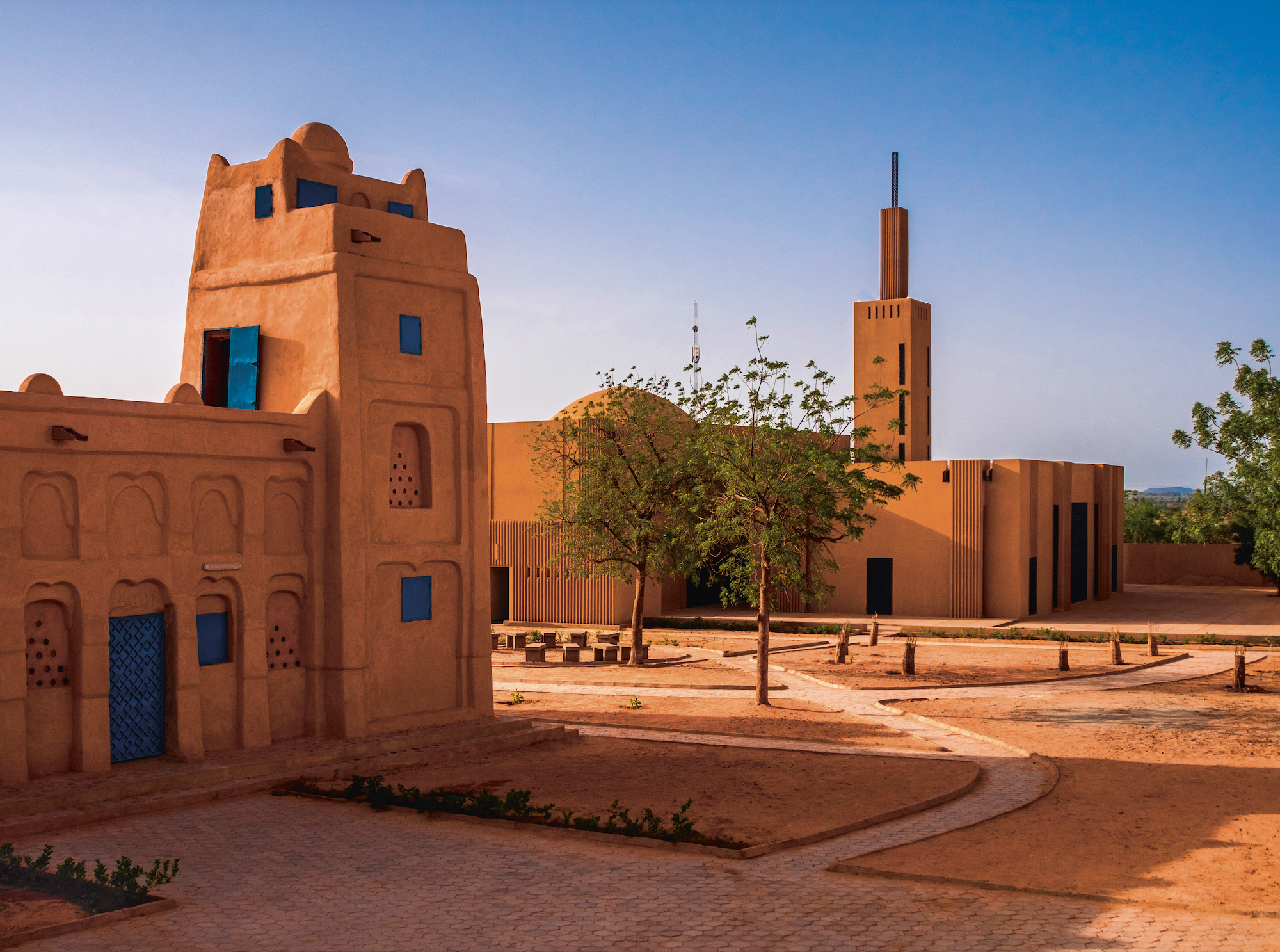 Hikma Religious and Secular Complex, Atelier Mas?m? and Studio Chahar, Dandaji, Niger, 2018. © Drawing Architecture Studio