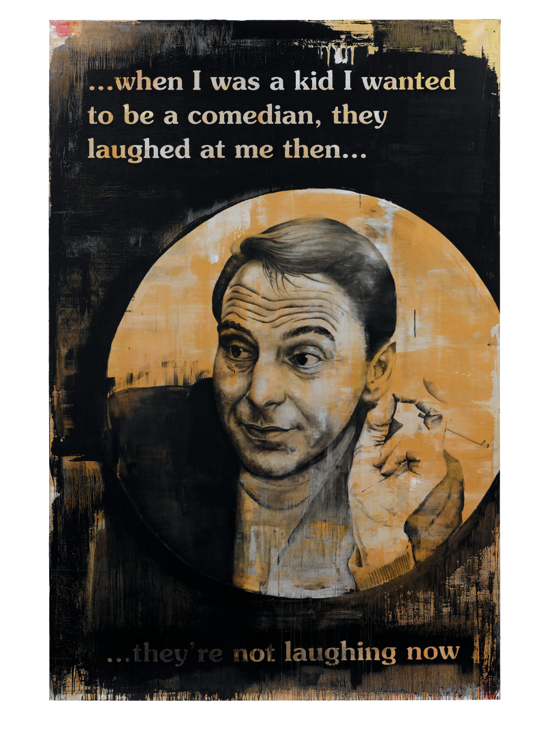 Painting for Bob Monkhouse (2012) by Harland Miller