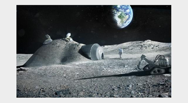 Foster + Partners designs 3D moon base