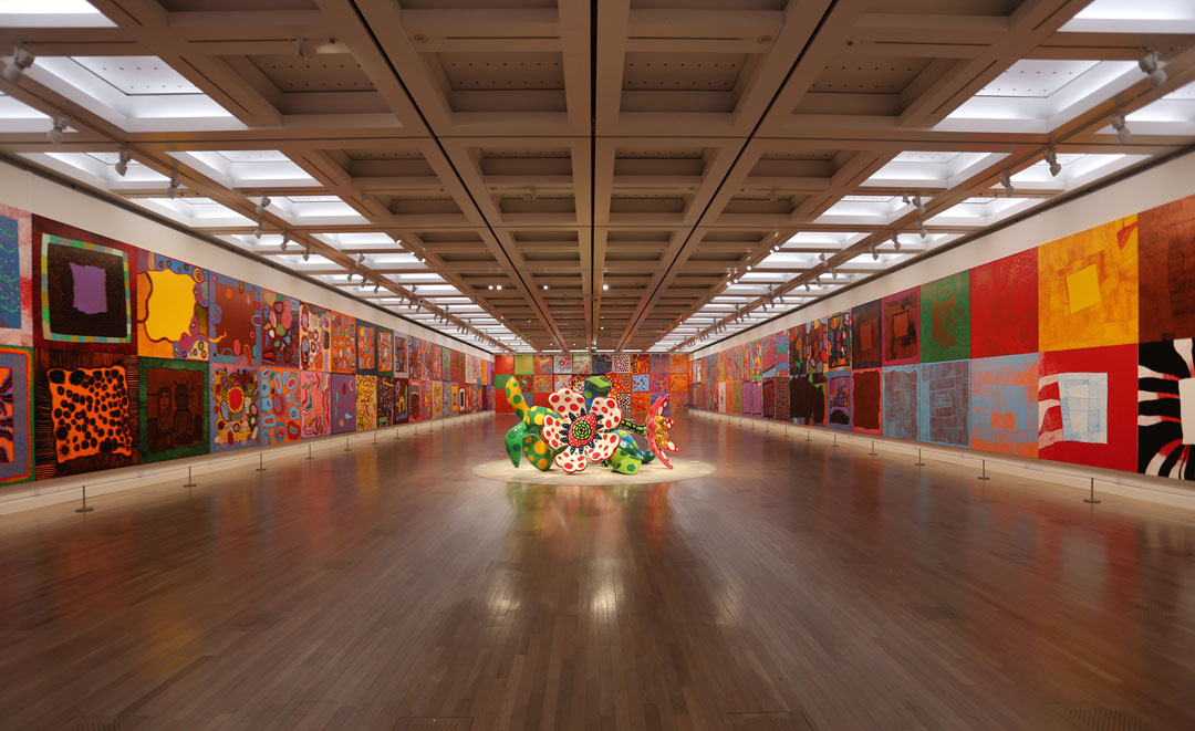 Yayoi Kusama: My Eternal Soul, installation view, The National Art Center, Tokyo, 2017
