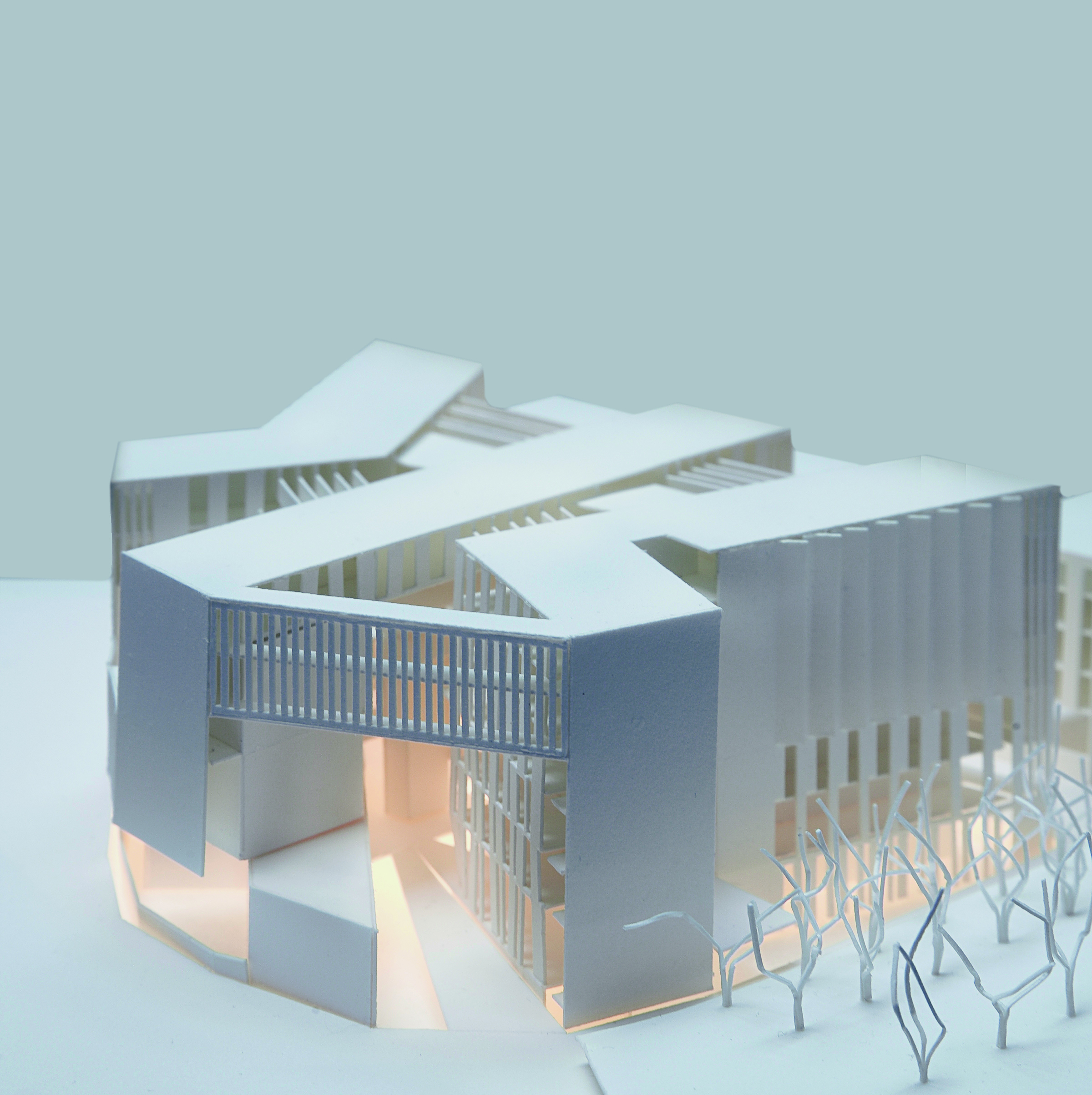 A model for a new School of Economics for the University of Toulouse 1 Capitole, by Grafton Architects