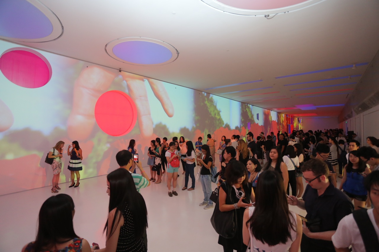 Mercy Mercy (2013) by Pipilotti Rist, from Gentle Wave in Your Eye Fluid at the Times Museum, Guangzhou