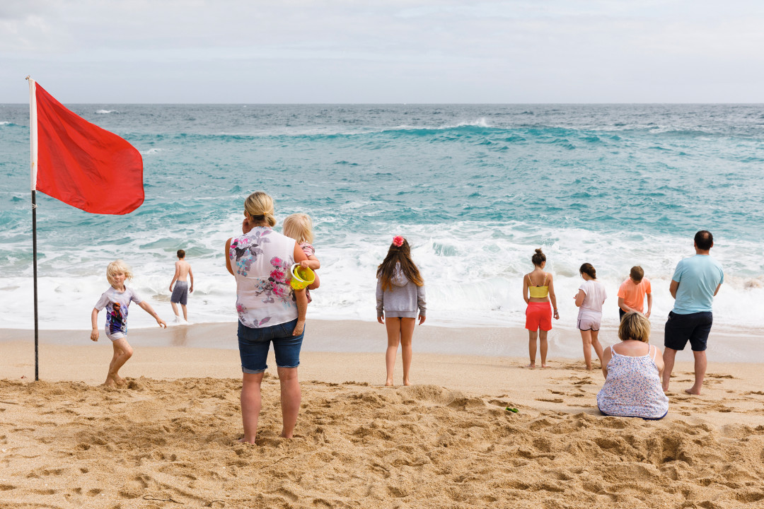 Porthcurno, Cornwall, England, 2017, by Martin Parr
