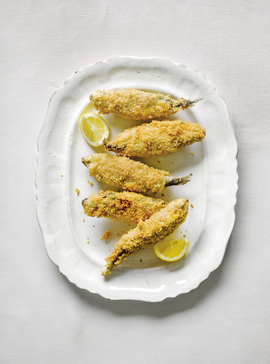 Sardines in breadcrumbs, from The Silver Spoon Classic