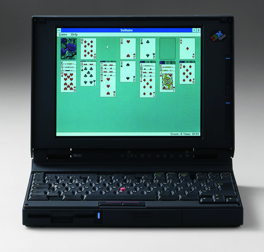 Thinkpad 700c for IBM by Richard Sapper, with Kaz Yamazaki