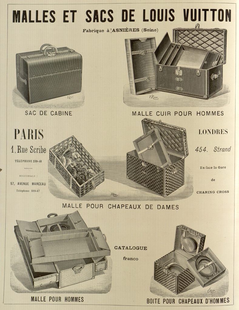 Ab 1898 Louis Vuitton advertisement