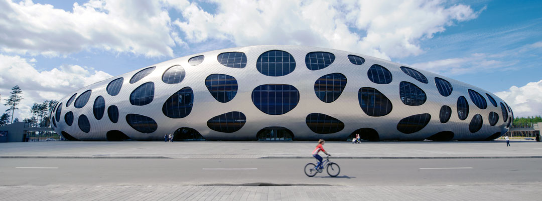 Football Stadium Arena, Borisov, Belarus, 2014 by Špela Videčnik