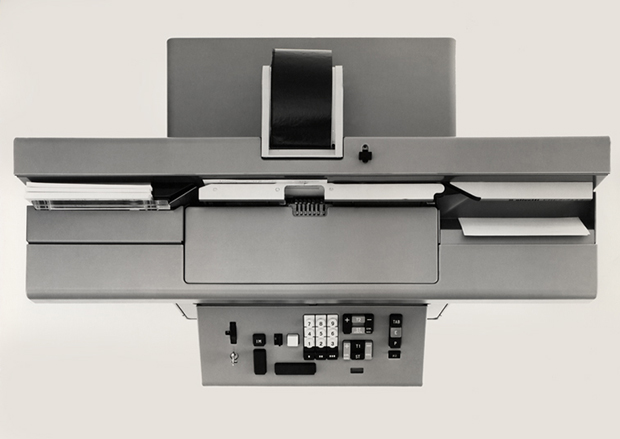 Mario Bellini's CMC 7 magnetic character encoder, for Olivetti. From Mario Bellini