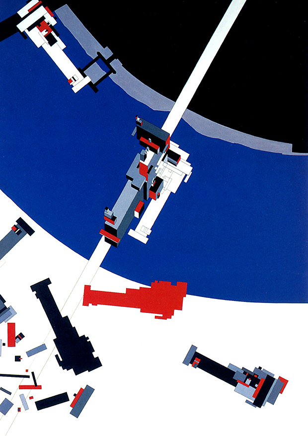 Malevich’s Tektonik, 1976-7, © Zaha Hadid Architects