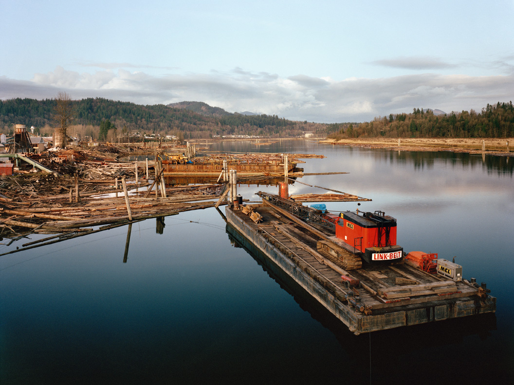 View of the Stave River from Fraser, 1993 by Stan Douglas