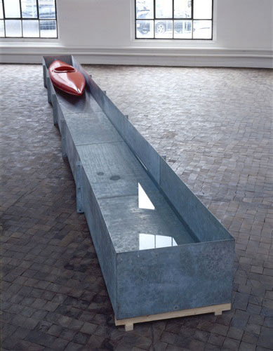 Roman Signer Kanal (Canal), 1995 Photo (2003): Stefan Altenburger Photography Zürich Courtesy the artist and Hauser & Wirth