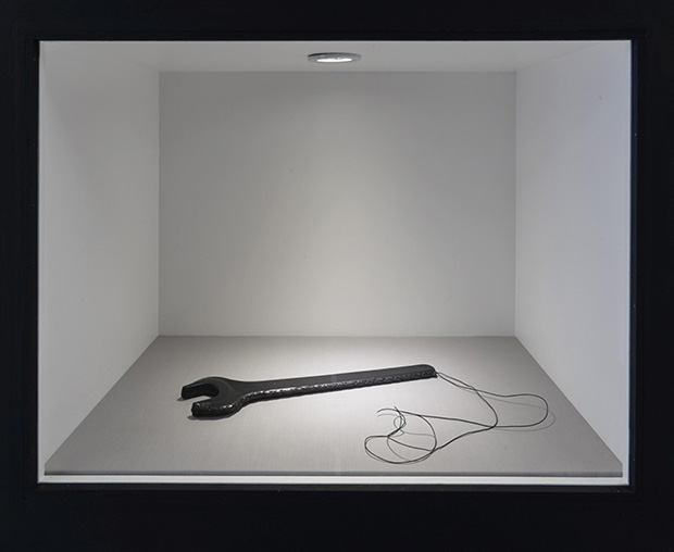 Monica Bonvicini Leather Tool (wrench) 2009