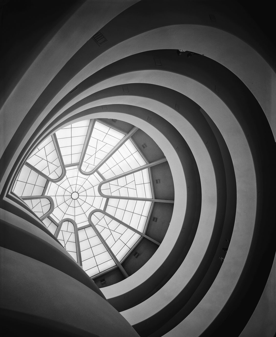 Ezra Stoller: Frank Lloyd Wright, Solomon R. Guggenheim Museum (1959), New York, NY, 1959.
All images courtesy and copyright Esto
