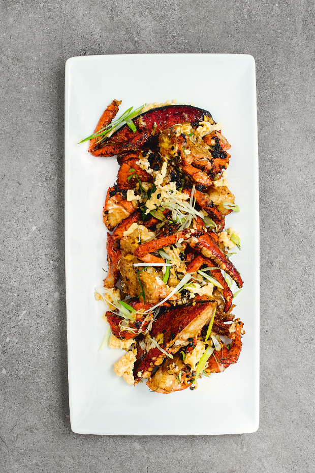 Lobster in black bean sauce, from China: The
